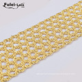 China Manufacturer Wholesale Golden Ribbon Lace